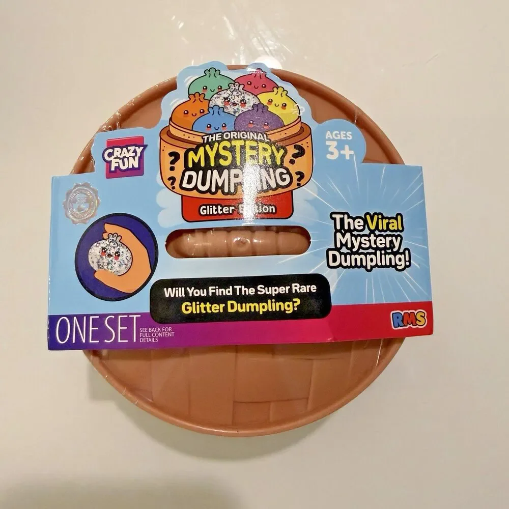 Crazy Fun RMS The Original Mystery Dumpling Squishy 2 Galaxy & 1 Glitter Lot 3